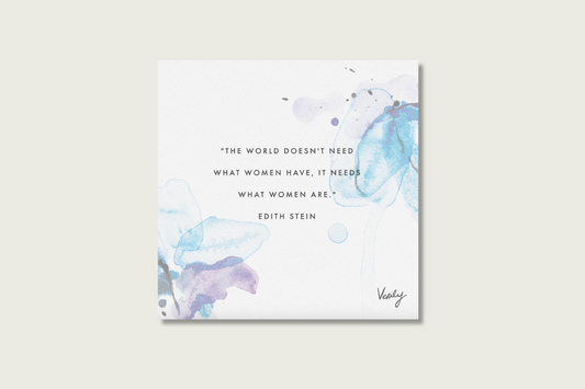 4x4 Magnet featuring Edith Stein Quotation