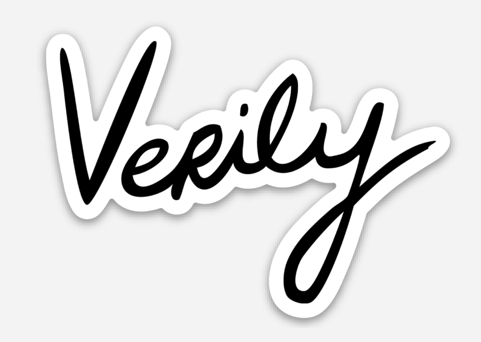 Verily Sticker