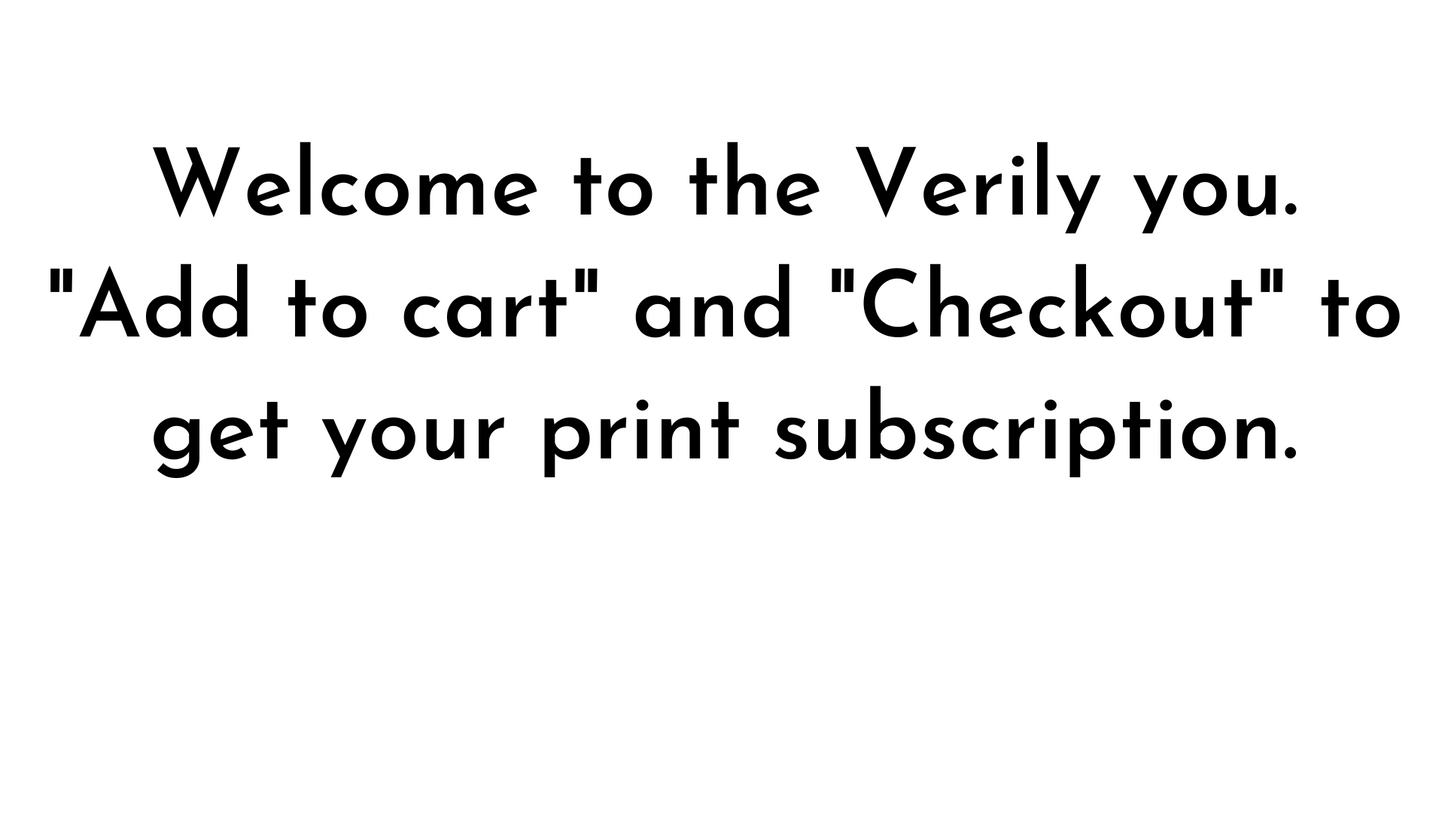 Verily Magazine Print Subscription + BONUS 10th Anniversary Issue